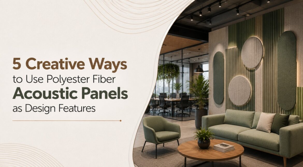 5 Creative Ways to Use Polyester Fiber Acoustic Panels as Design Features